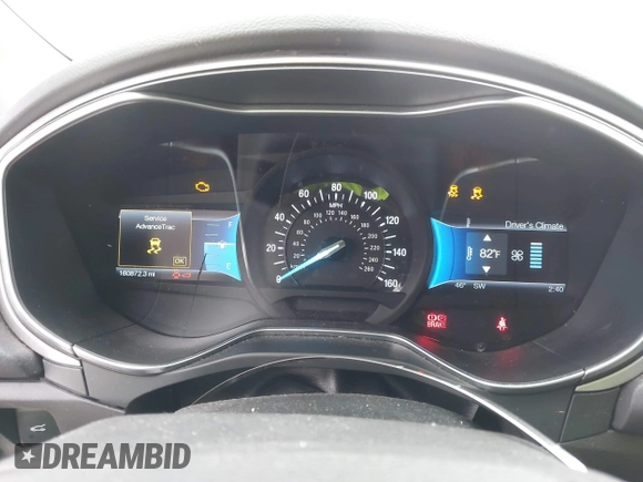 2014 Ford Fusion SE with VIN 3FA6P0HR3ER128514, listed as a IAAI auction lot 41579517 with 160,872 mi miles. Bid and sale history available at carsss.com. Image 7.