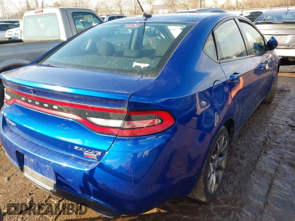 2013 Dodge Dart Rallye with VIN 1C3CDFBH8DD320385, listed as a IAAI auction lot 41659846 with 152,169 mi miles. Bid and sale history available at carsss.com. Image 4.