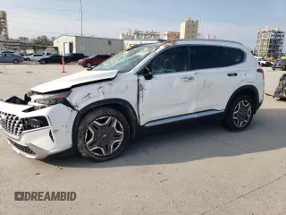 2022 Hyundai Santa Fe Limited with VIN 5NMS44AL5NH375192, listed as a Copart auction lot 47259555 with 61,009 mi miles and Non Repairable. Bid and sale history available at carsss.com. Image 1.