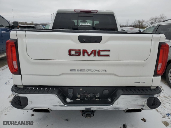 2019 GMC Sierra 1500 SLT with VIN 3GTU9DEL1KG185837, listed as a Copart auction lot 82670114 with 66,534 mi miles and Salvage Title. Bid and sale history available at carsss.com. Image 6.