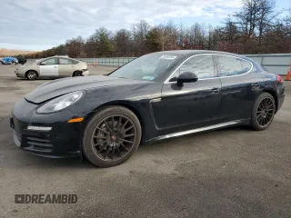 2014 Porsche Panamera S with VIN WP0AB2A79EL055333, listed as a Copart auction lot 73494334 with 54,563 mi miles and Salvage title. Bid and sale history available at DreamBid. Image 1.