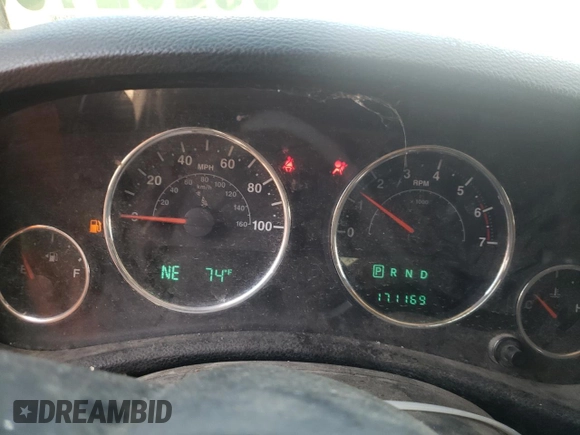 2011 Jeep Wrangler Sahara with VIN 1J4AA5D11BL528191, listed as a Copart auction lot 63252155 with 171,169 mi miles and Clean title. Bid and sale history available at DreamBid. Image 9.