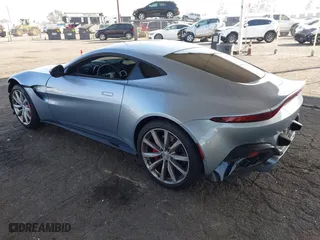 2020 Aston Martin Vantage with VIN SCFSMGAW5LGN03383, listed as a IAAI auction lot 41000569 with 35,311 mi miles. Bid and sale history available at carsss.com. Image 3.