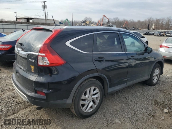 2015 Honda CR-V EX-L with VIN 2HKRM4H7XFH667125, listed as a Copart auction lot 47731145 with 134,682 mi miles and Salvage Title. Bid and sale history available at carsss.com. Image 3.