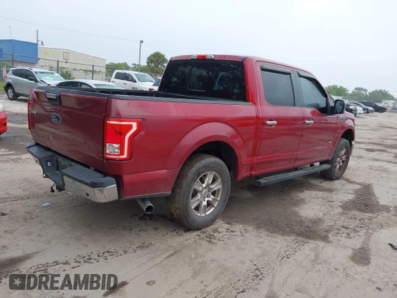 2015 Ford F-150 XL with VIN 1FTEW1CP7FFC87507, listed as a IAAI auction lot 41913485 with 150,960 mi miles. Bid and sale history available at carsss.com. Image 4.