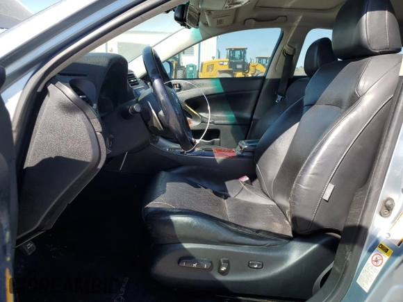 2008 Lexus IS 250 with VIN JTHCK262585022763, listed as a Copart auction lot 50690235 with 216,766 mi miles and Salvage Title. Bid and sale history available at carsss.com. Image 7.