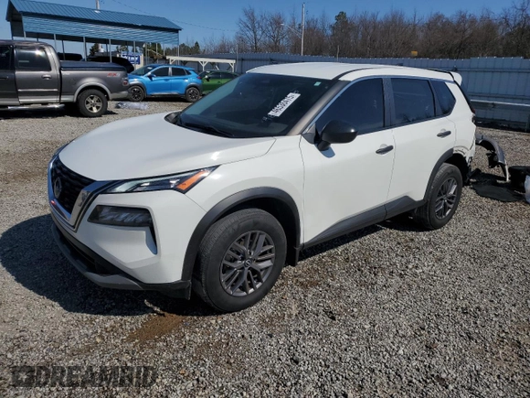2023 Nissan Rogue S with VIN JN8BT3AA0PW003419, listed as a Copart auction lot 46536475 with 35,043 mi miles and Salvage Title. Bid and sale history available at DreamBid. Image 1.