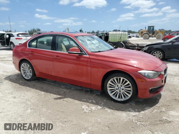 2014 BMW 3 Series 328i xDrive with VIN WBA3B3C59EJ977670, listed as a Copart auction lot 55281475 with 128,937 mi miles and Salvage Title. Bid and sale history available at carsss.com. Image 4.