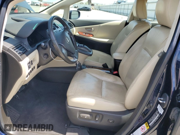 2010 Lexus HS 250h with VIN JTHBB1BA7A2023469, listed as a Copart auction lot 53436635 with 183,541 mi miles and Salvage Title. Bid and sale history available at carsss.com. Image 7.