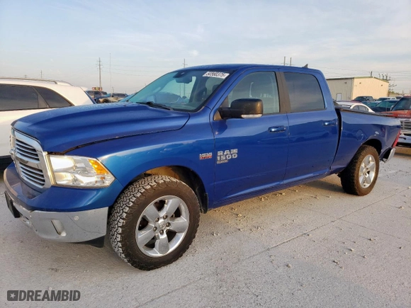2019 Ram 1500 Classic SLT with VIN 1C6RR7TT6KS654785, listed as a Copart auction lot 50880375 with 40,758 mi miles and Salvage Title. Bid and sale history available at carsss.com. Image 1.