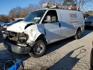2016 Chevrolet Express Cargo with VIN 1GCWGAFF2G1271542, listed as a Copart auction lot 42798645 with Not provided miles and Salvage title. Bid and sale history available at DreamBid. Image 1.