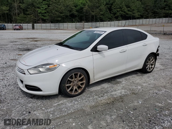 2013 Dodge Dart SXT z VIN 1C3CDFBA9DD204275, wystawiony jako Copart lot #56020465 z przebiegiem 117 396 mil mil oraz Szkoda całkowita • Salvage title. Historia ofert i sprzedaży dostępna na DreamBid. Obrazek 1.