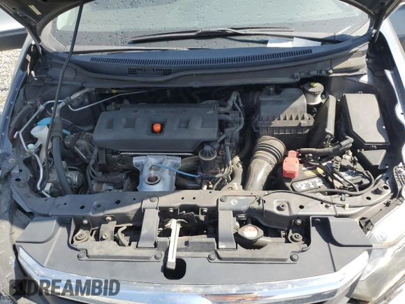 2012 Honda Civic LX с VIN 19XFB2F55CE064582, выставлен на аукционе Copart как лот 56233345 с пробегом 171 996 миль миль и Списание • Salvage title. История ставок и продаж доступна на DreamBid. Изображение 11.