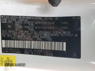 2018 Toyota Sienna XLE with VIN 5TDDZ3DC6JS199339, listed as a Copart auction lot 47839745 with 78,084 mi miles and Salvage Title. Bid and sale history available at carsss.com. Image 14.