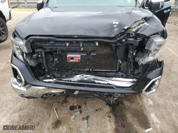 2019 GMC Sierra 1500 SLT with VIN 1GTU9DED9KZ137916, listed as a Copart auction lot 43611525 with 116,417 mi miles and Salvage Title. Bid and sale history available at carsss.com. Image 13.