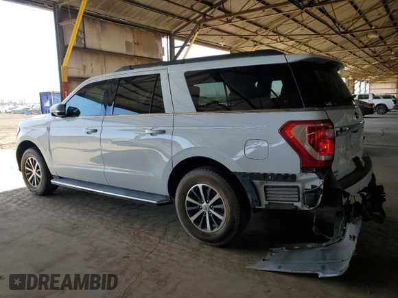 2019 Ford Expedition Max XLT with VIN 1FMJK1JT0KEA29870, listed as a Copart auction lot 57326365 with 92,604 mi miles and Salvage title. Bid and sale history available at DreamBid. Image 2.