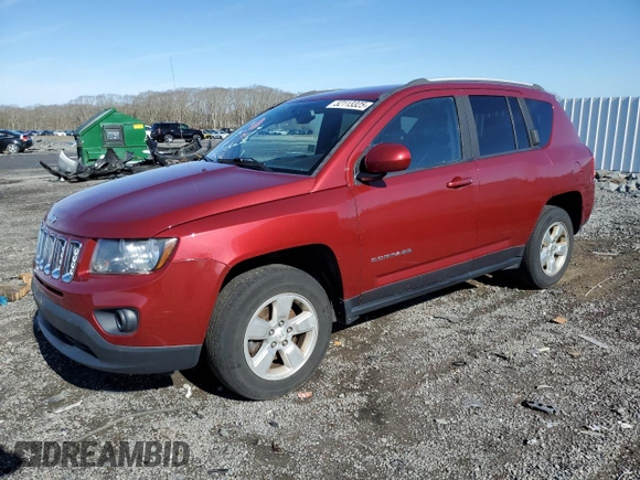 2016 Jeep Compass Latitude z VIN 1C4NJCEA4GD619757, wystawiony jako Copart lot #52113325 z przebiegiem 98 912 mil mil oraz Szkoda całkowita • Salvage title. Historia ofert i sprzedaży dostępna na DreamBid. Obrazek 1.