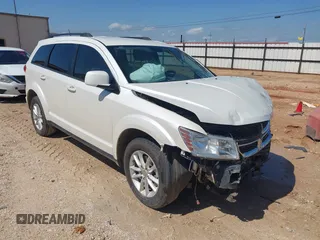 2015 Dodge Journey SXT with VIN 3C4PDCBGXFT654370, listed as a IAAI auction lot 42150476 with 109,048 mi miles and . Bid and sale history available at DreamBid. Image 1.