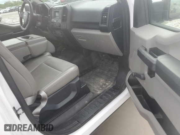 2018 Ford F-150 XL with VIN 1FTMF1CB2JKG04321, listed as a Copart auction lot 55343365 with 126,997 mi miles and Salvage title. Bid and sale history available at DreamBid. Image 8.