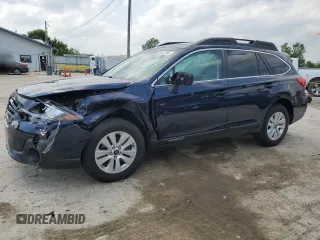 2018 Subaru Outback Premium with VIN 4S4BSADC3J3360405, listed as a Copart auction lot 59957545 with 57,634 mi miles and Salvage title. Bid and sale history available at DreamBid. Image 1.