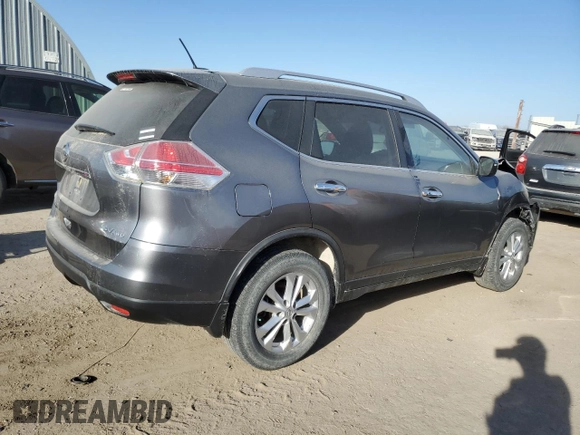 2016 Nissan Rogue SV with VIN KNMAT2MV9GP622515, listed as a Copart auction lot 48576075 with 132,907 mi miles and Salvage Title. Bid and sale history available at carsss.com. Image 3.