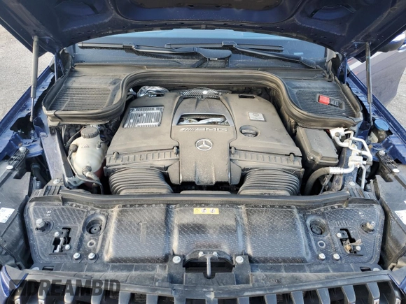 2021 Mercedes-Benz GLS 63 AMG with VIN 4JGFF8KE0MA387631, listed as a Copart auction lot 60719164 with 46,530 mi miles and Salvage Title. Bid and sale history available at DreamBid. Image 14.