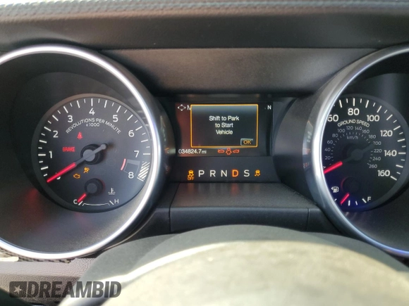 2021 Ford Mustang GT with VIN 1FA6P8CF6M5156028, listed as a Copart auction lot 59390225 with 34,824 mi miles and Non repairable. Bid and sale history available at DreamBid. Image 9.