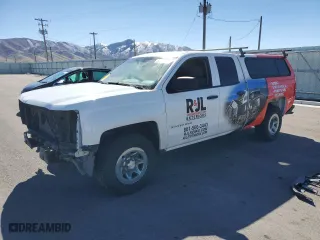 2015 Chevrolet Silverado 1500 LS with VIN 1GCRCPEC8FZ263139, listed as a Copart auction lot 50581995 with 218,214 mi miles and Salvage Title. Bid and sale history available at carsss.com. Image 1.