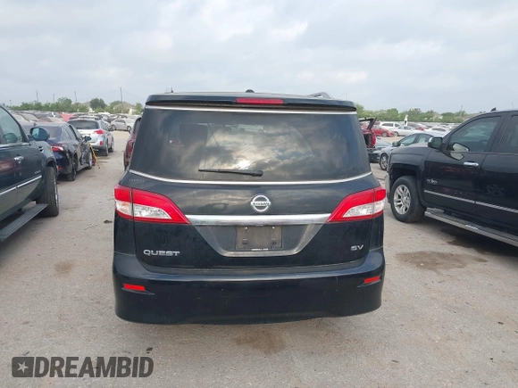 2015 Nissan Quest SV with VIN JN8AE2KP3F9133078, listed as a IAAI auction lot 42074402 with 113,505 mi miles. Bid and sale history available at carsss.com. Image 16.