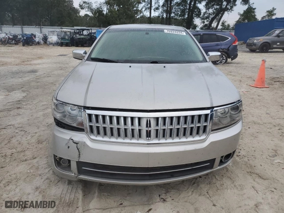 2007 Lincoln MKZ with VIN 3LNHM26T67R662112, listed as a Copart auction lot 76933334 with 159,130 mi miles and Salvage Title. Bid and sale history available at carsss.com. Image 5.