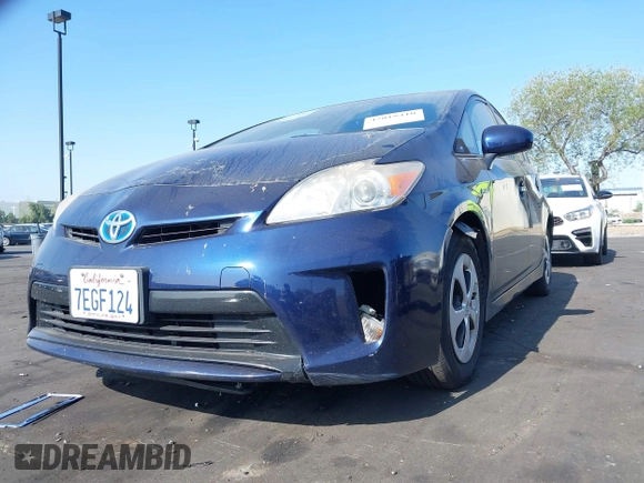 2014 Toyota Prius Four with VIN JTDKN3DU5E1749371, listed as a IAAI auction lot 42018410 with 115,395 mi miles. Bid and sale history available at carsss.com. Image 6.