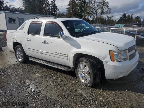 2009 Chevrolet Avalanche LTZ with VIN 3GNFK32099G200488, listed as a Copart auction lot 52306305 with 219,164 mi miles and Salvage Title. Bid and sale history available at carsss.com. Image 4.
