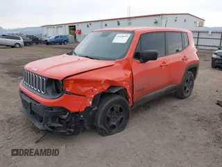 2018 Jeep Renegade Upland with VIN ZACCJBAB9JPJ56911, listed as a IAAI auction lot 41420839 with 48,633 mi miles and . Bid and sale history available at DreamBid. Image 2.