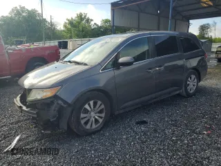 2015 Honda Odyssey EX-L z VIN 5FNRL5H65FB095704, wystawiony jako Copart lot #56215355 z przebiegiem 135 417 mil mil oraz Szkoda całkowita • Salvage title. Historia ofert i sprzedaży dostępna na DreamBid. Obrazek 1.