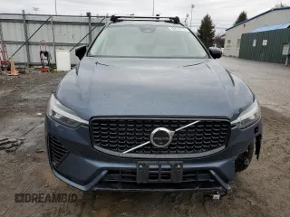 2023 Volvo XC60 Recharge Plug-In Hybrid Ultimate Dark Theme with VIN YV4H60DX0P1375509, listed as a Copart auction lot 46879715 with 0 mi miles and Salvage Title. Bid and sale history available at carsss.com. Image 5.