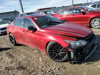 2017 Infiniti Q50 Red Sport 400 с VIN JN1FV7AP3HM850101, выставлен на аукционе Copart как лот 47192335 с пробегом Не указан миль и Списание • Salvage title. История ставок и продаж доступна на DreamBid. Изображение 4.