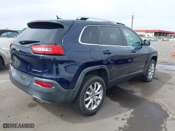 2014 Jeep Cherokee Limited with VIN 1C4PJMDS3EW121849, listed as a IAAI auction lot 41713331 with NaN miles. Bid and sale history available at carsss.com. Image 4.