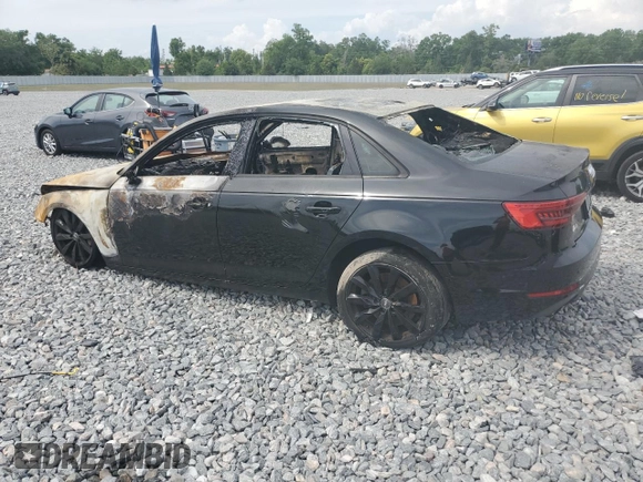 2017 Audi A4 Premium with VIN WAUGNAF41HN008538, listed as a Copart auction lot 51595925 with 0 mi miles and Non Repairable. Bid and sale history available at carsss.com. Image 2.