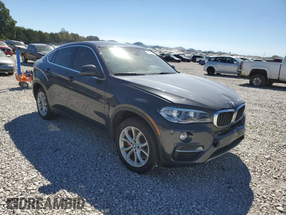 2016 BMW X6 sDrive35i with VIN 5UXKU0C5XG0F92975, listed as a Copart auction lot 74890804 with 64,231 mi miles and Salvage Title. Bid and sale history available at carsss.com. Image 4.