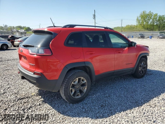 2019 Jeep Cherokee Trailhawk with VIN 1C4PJMBX2KD147090, listed as a Copart auction lot 52435815 with 101,043 mi miles and Salvage Title. Bid and sale history available at DreamBid. Image 3.