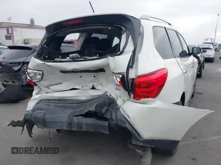 2018 Nissan Pathfinder SV z VIN 5N1DR2MMXJC663829, wystawiony jako IAAI lot #42083443 z przebiegiem 94 027 mil mil oraz . Historia ofert i sprzedaży dostępna na DreamBid. Obrazek 17.