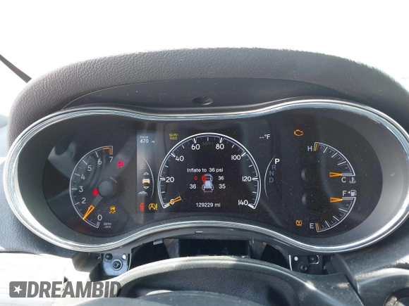 2019 Jeep Grand Cherokee Upland with VIN 1C4RJFAG5KC608293, listed as a IAAI auction lot 41989929 with 129,229 mi miles. Bid and sale history available at carsss.com. Image 7.
