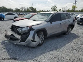 2020 Toyota RAV4 XLE Premium with VIN JTMC1RFV7LD055799, listed as a Copart auction lot 50522175 with 42,713 mi miles and Non Repairable. Bid and sale history available at carsss.com. Image 1.