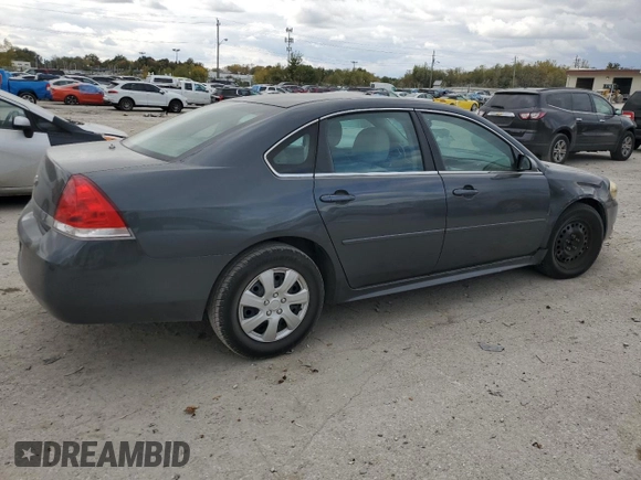 2010 Chevrolet Impala LS with VIN 2G1WA5EN9A1241501, listed as a Copart auction lot 75937904 with 98,270 mi miles and Non Repairable. Bid and sale history available at DreamBid. Image 3.
