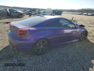 2002 Toyota Celica GT with VIN JTDDR32T620141562, listed as a Copart auction lot 87715565 with 213,056 mi miles and Salvage Title. Bid and sale history available at carsss.com. Image 3.