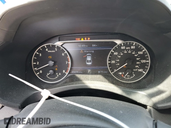 2021 Nissan Altima SV with VIN 1N4BL4DV6MN408854, listed as a Copart auction lot 49600385 with 45,076 mi miles and Salvage Title. Bid and sale history available at carsss.com. Image 9.