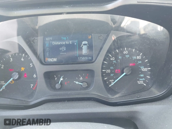 2019 Ford Transit Cargo with VIN 1FTBW3XG4KKA66859, listed as a IAAI auction lot 41940297 with 175,609 mi miles. Bid and sale history available at carsss.com. Image 7.