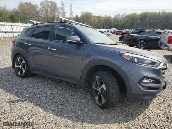 2016 Hyundai Tucson Limited with VIN KM8J33A29GU154833, listed as a Copart auction lot 51089455 with 111,888 mi miles and Salvage Title. Bid and sale history available at carsss.com. Image 4.
