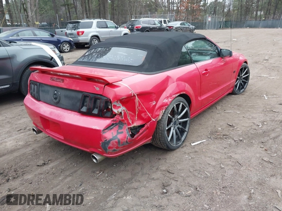 2006 Ford Mustang GT Deluxe with VIN 1ZVFT85H265120003, listed as a IAAI auction lot 41810689 with 93,878 mi miles. Bid and sale history available at carsss.com. Image 4.