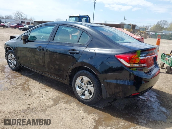 2015 Honda Civic LX with VIN 19XFB2F55FE074310, listed as a IAAI auction lot 42070495 with 141,943 mi miles and . Bid and sale history available at DreamBid. Image 3.